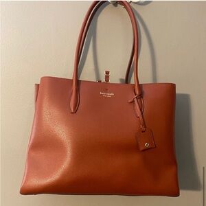 Kate Spade NY Eva Large Leather Tote Shoulder Bag